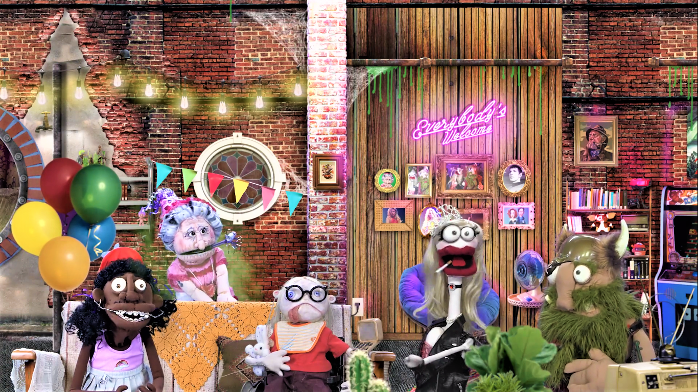 La Dump, The Dump, marionnette, puppets, Beauty and Beard, Belle et Barbe, Cuillère, Spatule, Feu-Mamie, Late-Granny, Spoon, Spatula, en 2020